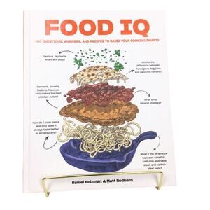 Food IQ 100 Questions, Answers and Recipes to Raise Your Cooking Smarts Holzman